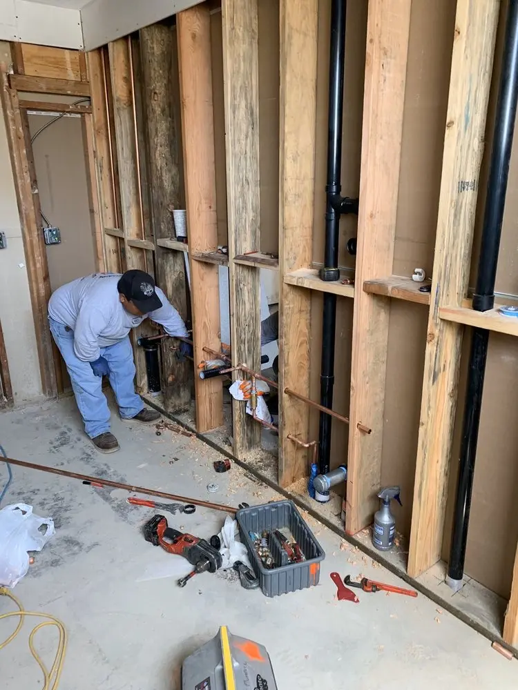 Commercial rough-in plumbing for Water Heater Replacement in Avalon Harbor
